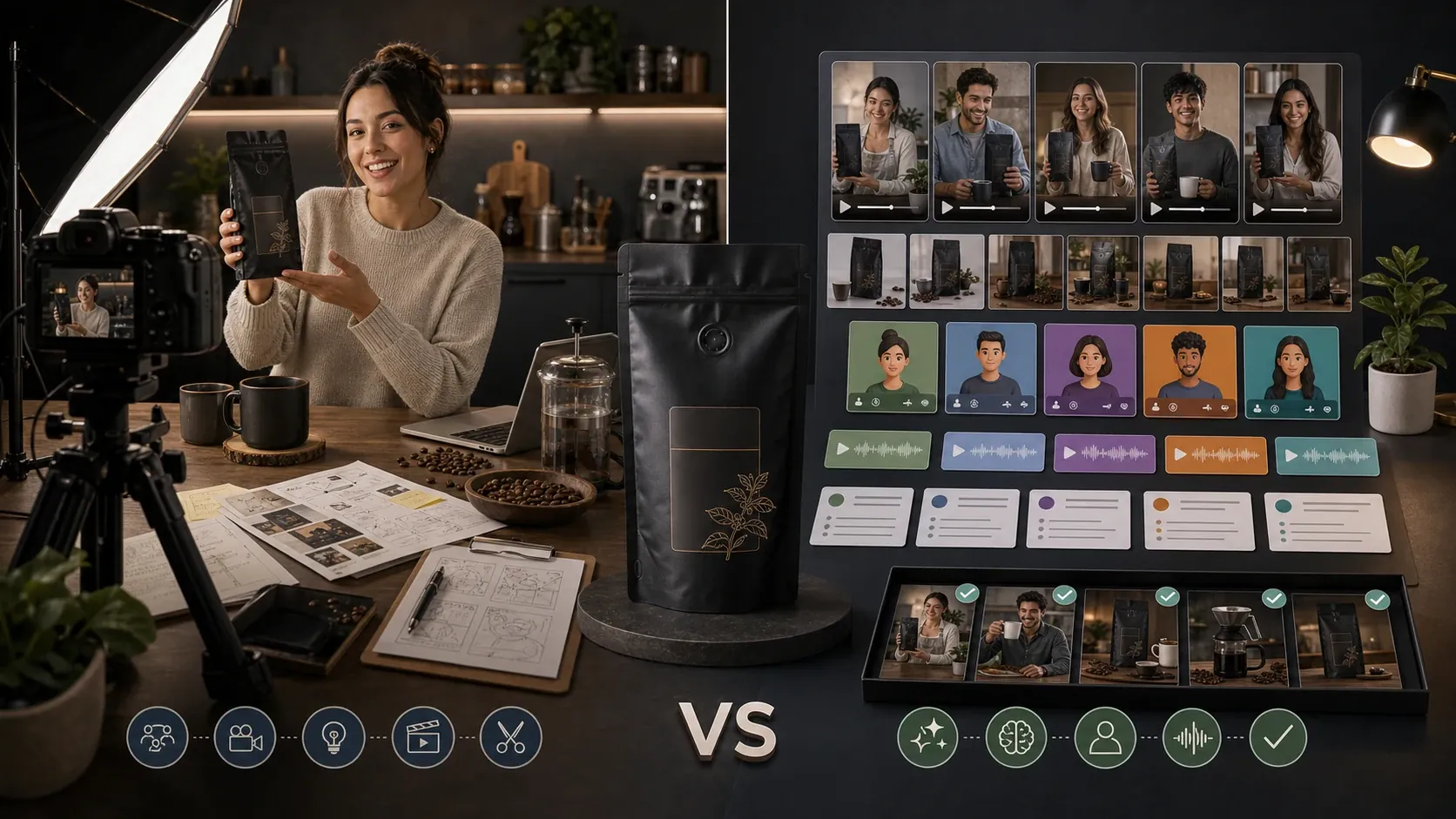 Review checklist for AI creator videos before ecommerce publishing.