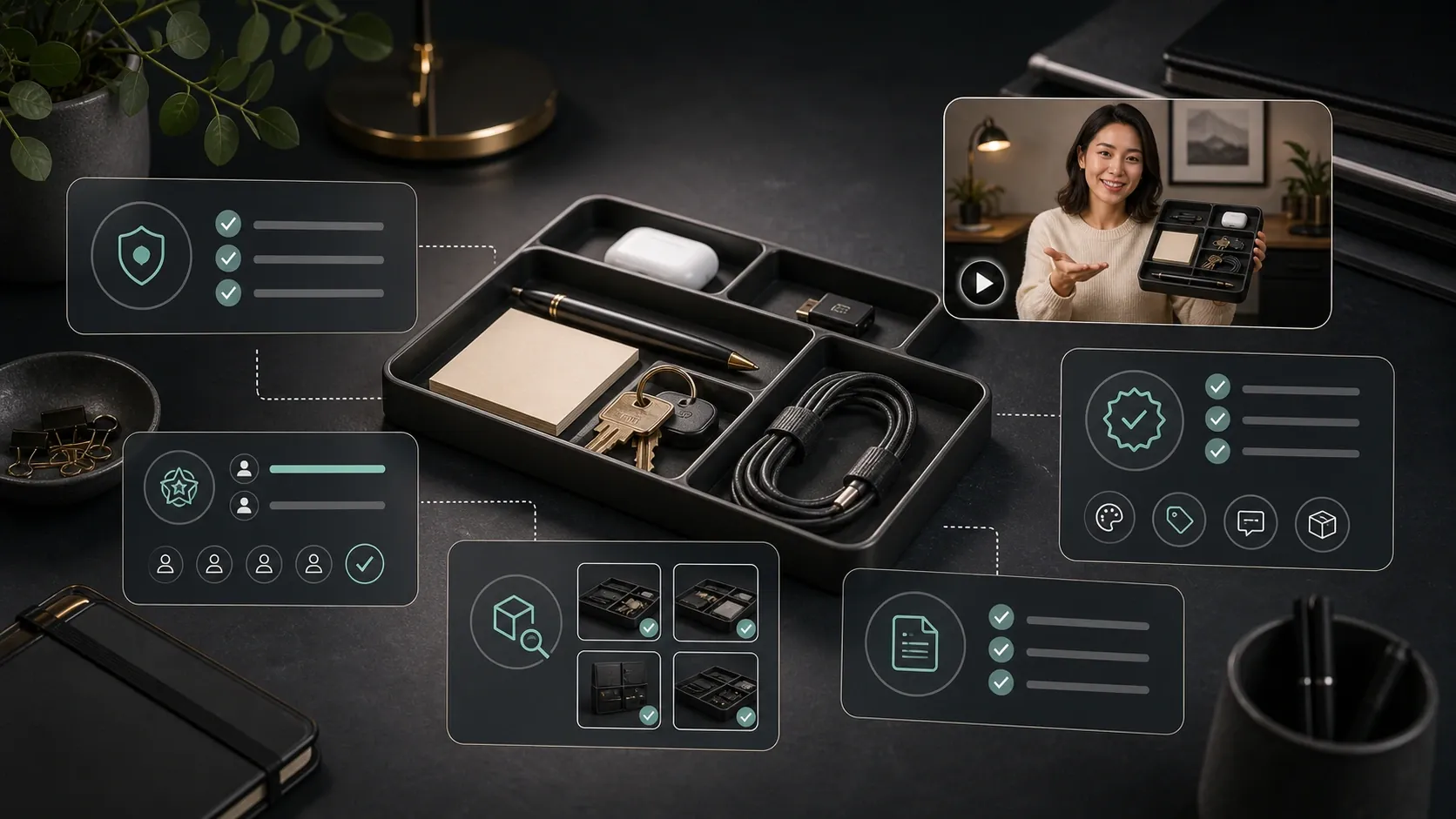 AI UGC testimonial risk and claim review workflow for ecommerce product ads.