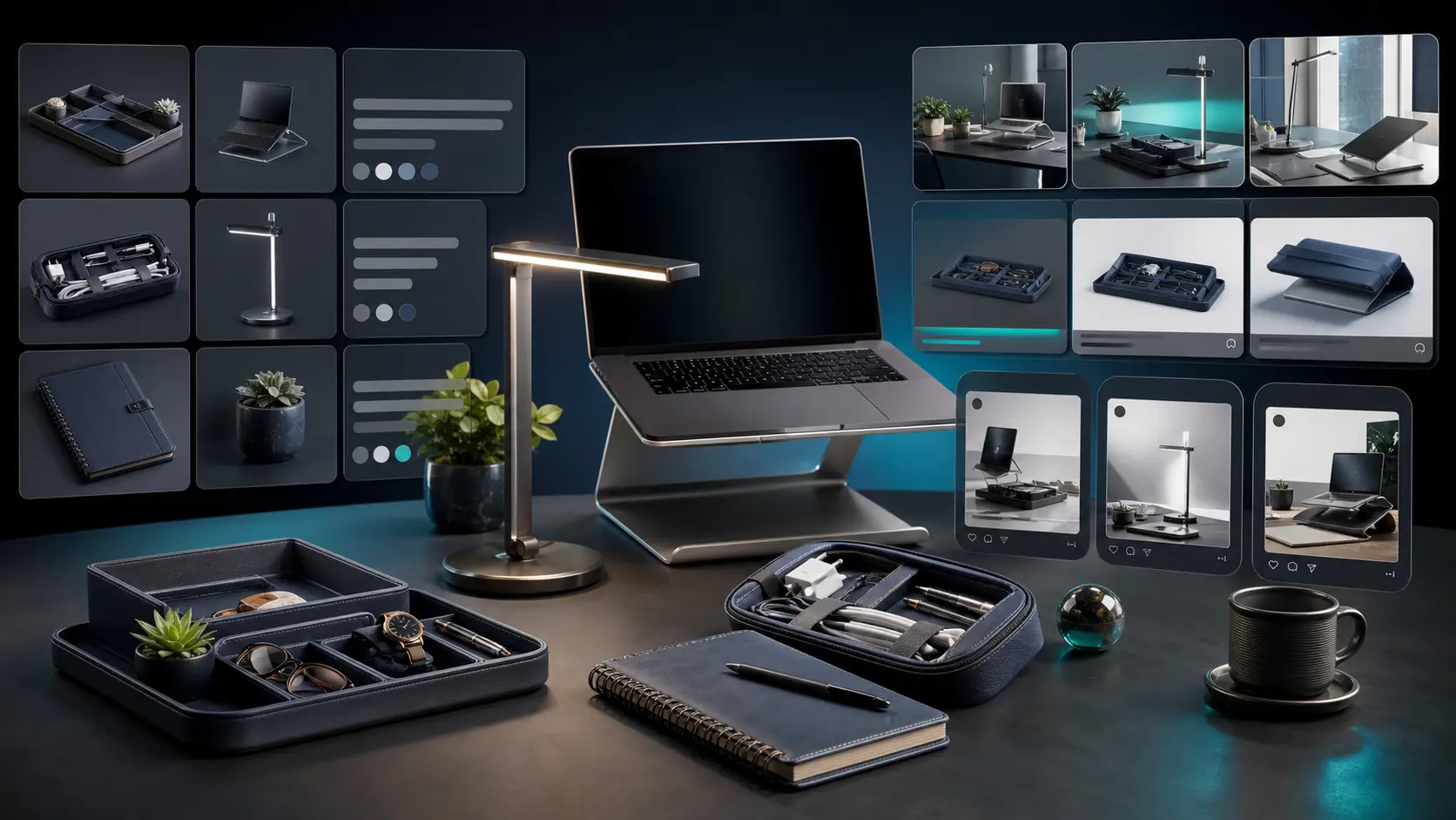 Product catalog context grounding AI-generated ecommerce content in real products.